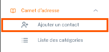 Ajout Contact
