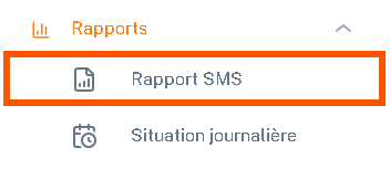 Rapport SMS