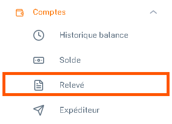 Vue Relevé